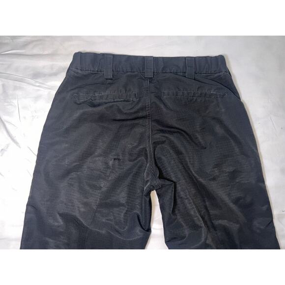 5.11 Tactical Pants Size 30x32 (29.5”) Black Cargo Canvas Military Utility READ - Picture 10 of 12